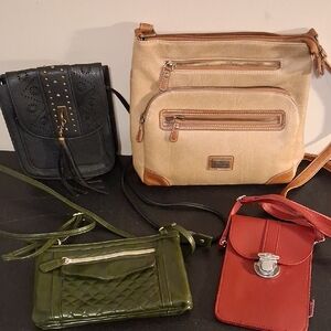 Crossbody Bags And Shoulder Bag Bundle Of 4 Assorted Purses Bags